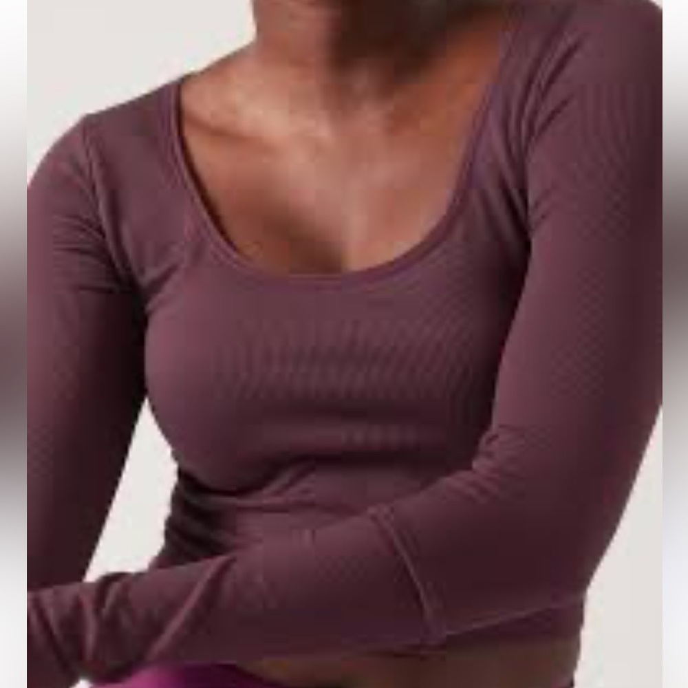 Athleta Aurora Seamless Long Sleeve Top Size XS